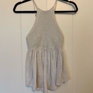 Free People road trip crochet tank